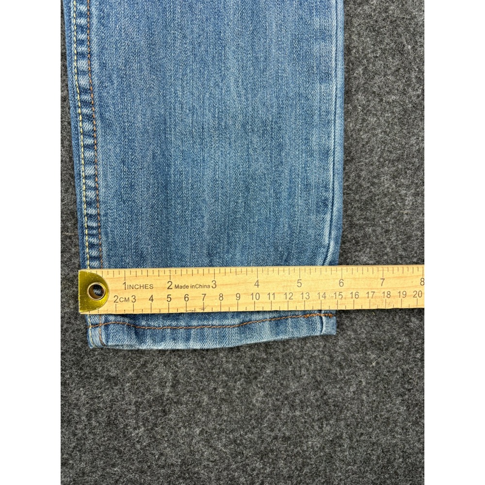 Y2K Anchor Blue Jasmine Skinny Jeans Womens 0S Light Wash Distressed Low Rise - Picture 8 of 12